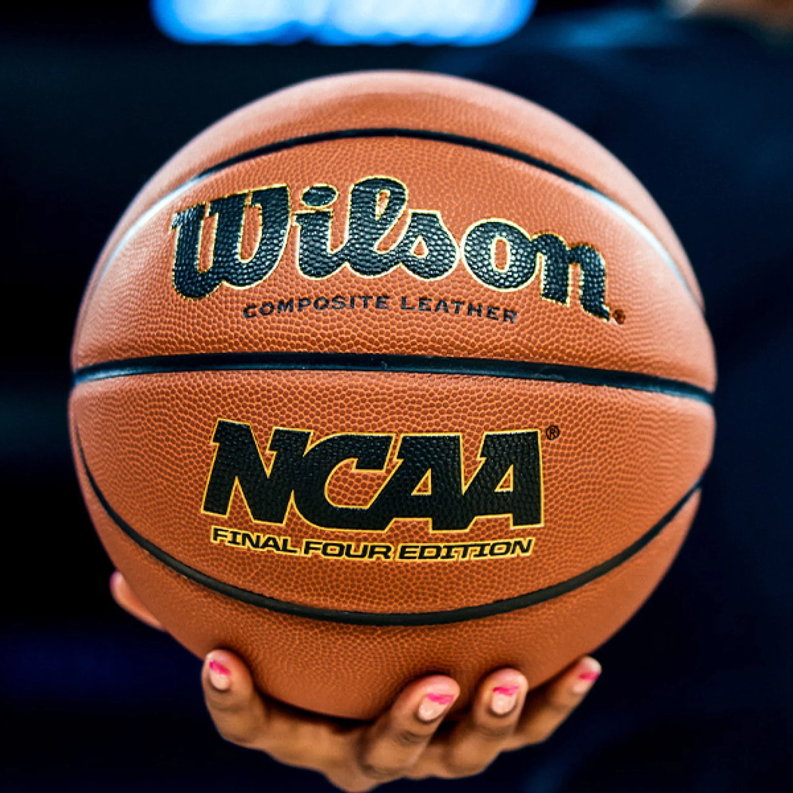 NCAA Final Four Balón De Baloncesto Para Interiores/Exteriores - Marrón, Tamaño 7 - 29.5"