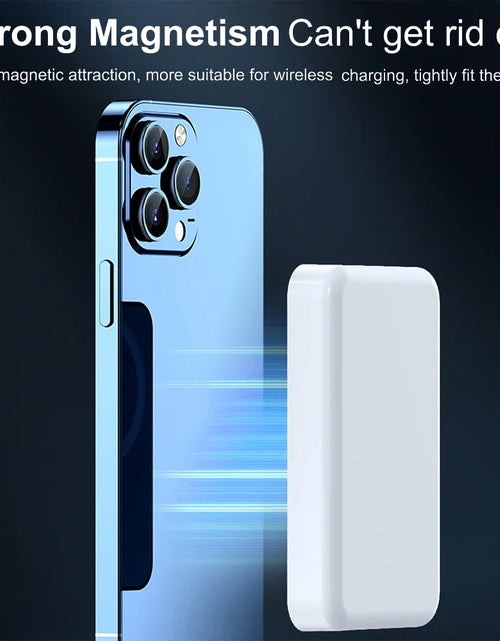 Load image into Gallery viewer, Cargador Portátil Inalámbrico Mini Magnético 5000Mah/10,000Mah Energía Móvil Para Iphone 15/14/13/12/Mini/Pro/Pro M Ax-Gray
