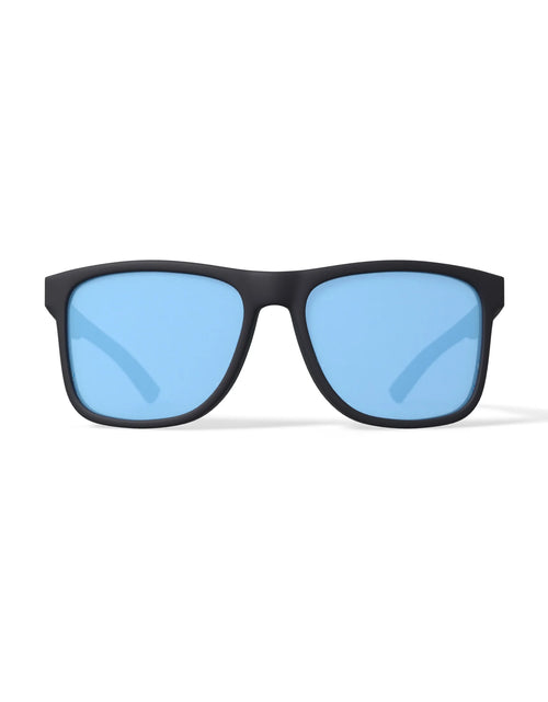Load image into Gallery viewer, Men'S Rx'Able Sport Polarized Sunglasses, HSM3007P Peak, Matte Black/Blue, 56-17-135, with Case
