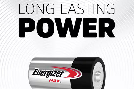 MAX C Batteries (8-Pack), C Cell Alkaline Batteries