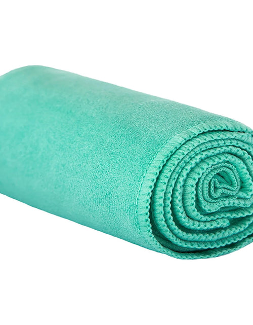 Load image into Gallery viewer, Gosweat Hot Yoga Towel in Teal - Super Absorbent, 100% Microfiber, Suede, Bikram Yoga Towel
