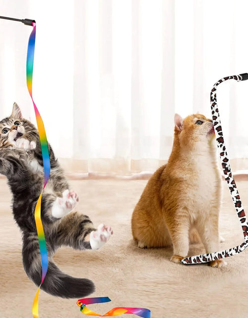 Load image into Gallery viewer, 34 Pzas Juguetes Para Gatos Juguetes Para Gatitos, Juguetes Interactivos Para Gatitos Con Túneles Plegables Para Gatos Tienda, Varita Para Gato Juguete De Pluma Con Hierba Gatera
