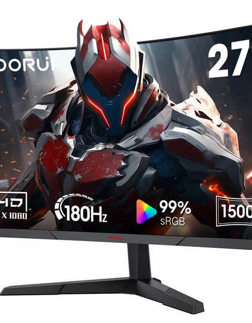 Load image into Gallery viewer, Monitor Gamer Curvo De 27 Pulgadas, Monitores De Computadora FHD De 180Hz, 100% Srgb, Adaptive-Sync, 27E6CA
