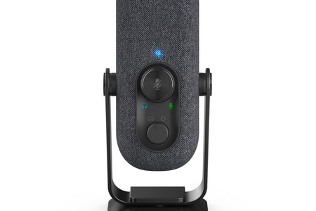 Audio GO Talk USB Desktop Microphone | Dual Condensers | 96Khz/24Bit Sampling Rate | Compact Design | Studio Quality Recordings and Broadcasts
