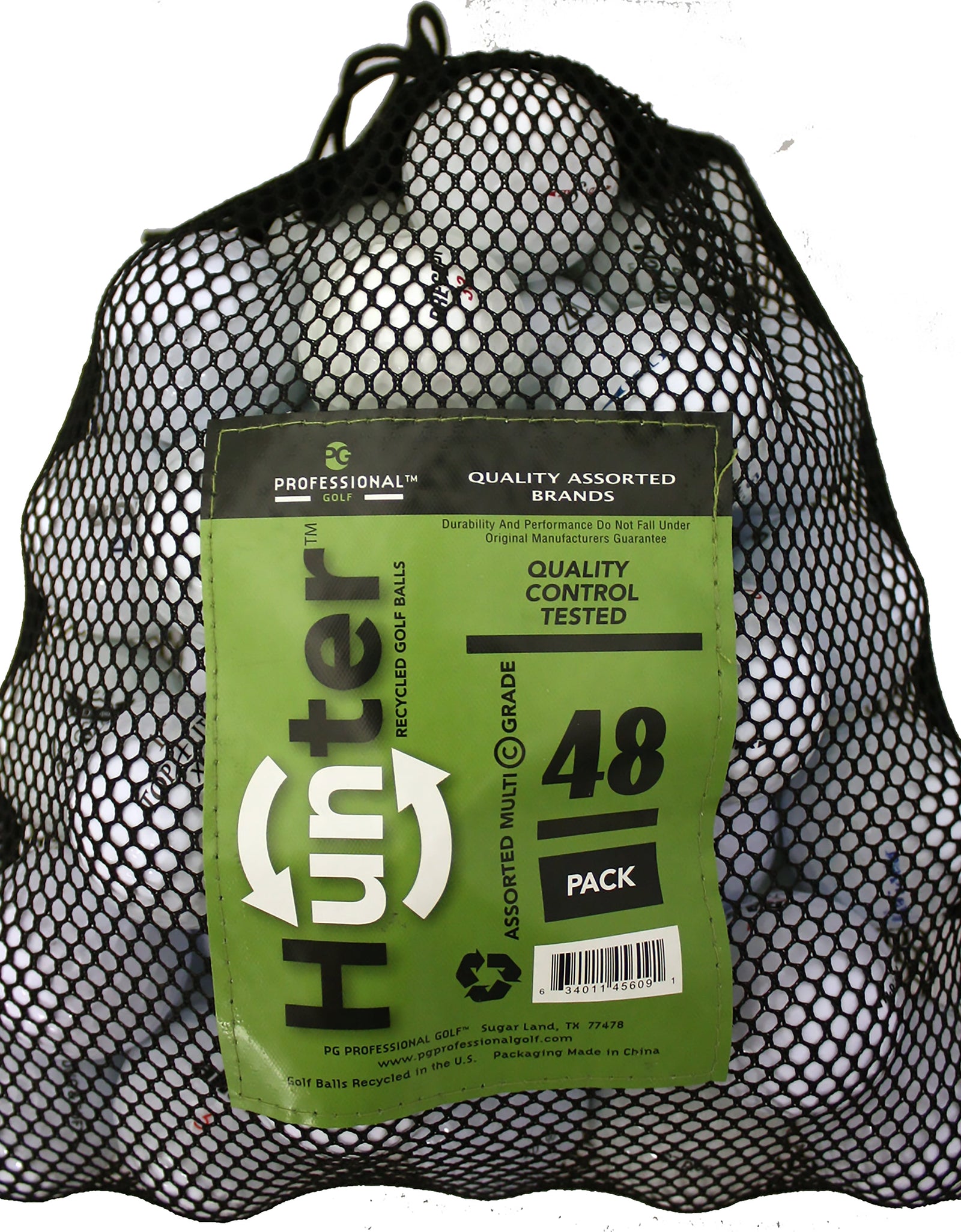 Mixed Golf Ball Brands, Mint/ 5A/ AAAAA Quality, 48 Pack, White