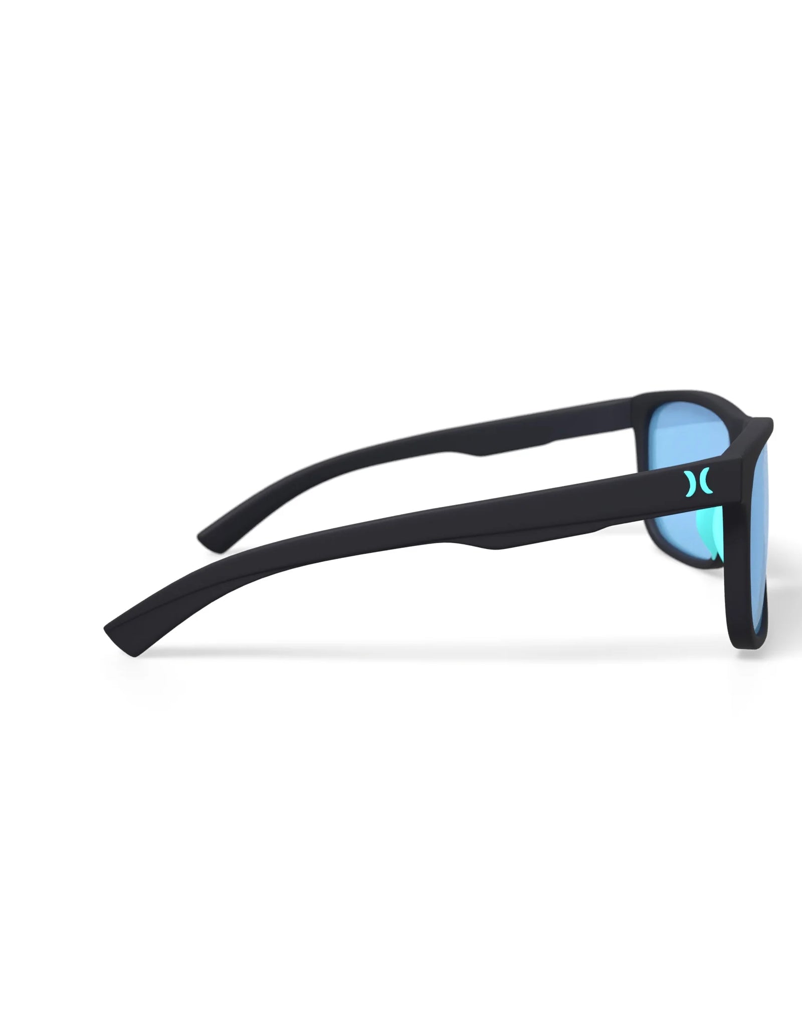 Men'S Rx'Able Sport Polarized Sunglasses, HSM3007P Peak, Matte Black/Blue, 56-17-135, with Case