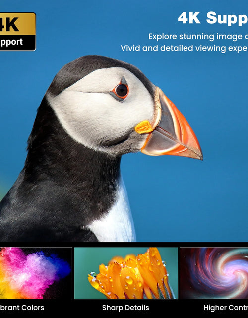 Load image into Gallery viewer, Proyector Mini Portátil Con Wifi Y Bluetooth Y Altavoz, Proyector Nativo 1080P 4K Compatible Con Cine En Casa, Campamento Y Películas Al Aire Libre

