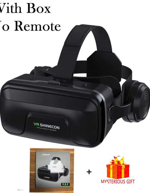 Load image into Gallery viewer, VR Glasses 3D Virtual Reality Headset Devices Helmet Lenses Goggles Smart for Smartphones Phone Cell Mobile Game Viar Viewer Set
