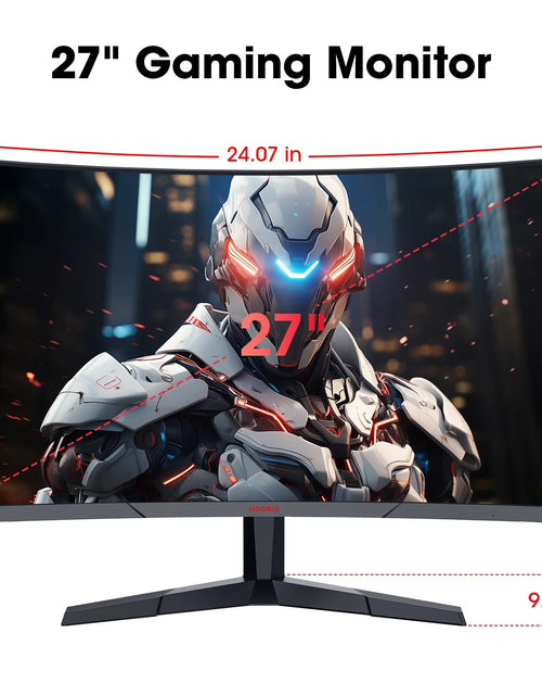 Load image into Gallery viewer, Monitor Gamer Curvo De 27 Pulgadas, Monitores De Computadora FHD De 180Hz, 100% Srgb, Adaptive-Sync, 27E6CA
