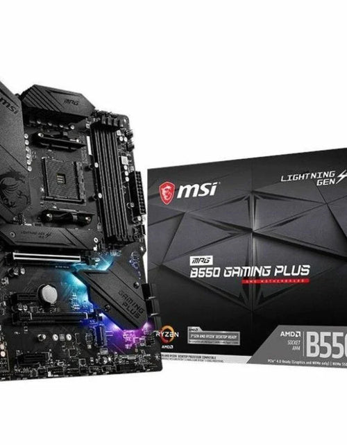 Load image into Gallery viewer, MPG B550 GAMING plus Placa Base De Escritorio Chipset AMD, Socket AM4, ATX
