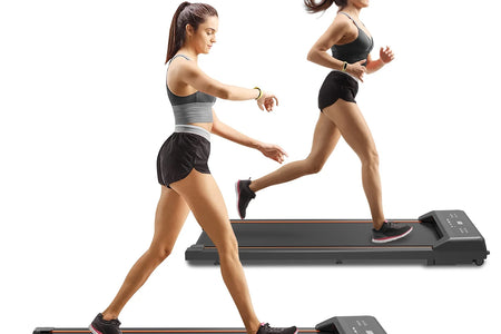 under Desk Treadmill - Walking Pad with LED Display and Remote Control, Portable Treadmill for Home and Office, 2.5HP, 265LBS Capacity