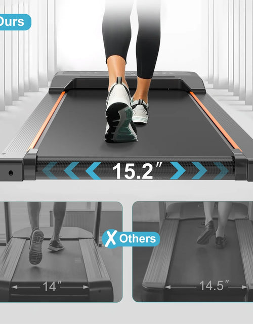 Load image into Gallery viewer, under Desk Treadmill - Walking Pad with LED Display and Remote Control, Portable Treadmill for Home and Office, 2.5HP, 265LBS Capacity
